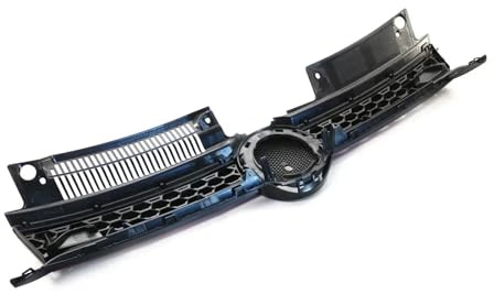 Front Kühlergrille Frills Für VW Für Golf 6 MK6 2009 2010 2011 2012 2013 Honeycomb Mesh Center Racing Grill Frontstoßstange Kühlergrill Im GTI-Stil Facelift Grill(Glossy Black)