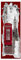 Lupia - Appendiabiti da Parete | Design Unico con Stampa di Cabina Telefonica | 5 Ganci Robusti | Facile Montaggio | Ideale per Casa e Ufficio, Nero, 46x125, Fibra di Legno Telephone Box