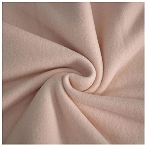 Russo Tessuti Tessuto Pail Pile Plaid Copertine Cuscini Creazioni Decorazione Natale 50 x 140 cm-Rosa Pesca