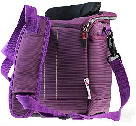 Navitech Purple Mini Portable cd Player/Walkman Carry case with Room Compatible with The cd's Compatible with The oneConcept CDC