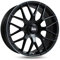 MAMGT1 8,5x19 5/100+112 ET45 NB66,6 Matt Schwarz Rand Poliert