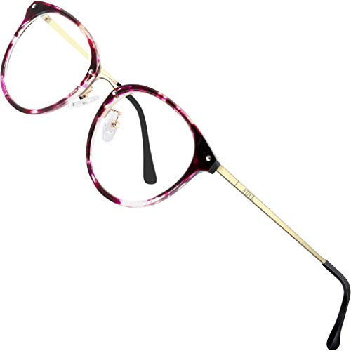 ATTCL Homme Anti lumière Bleue lunettes de lecture Ultra Léger TR90 Anti fatigue Oculaire Filtre UV Monture de Lunettes19702-Violet