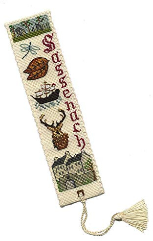 Textile Heritage Cross Stitch Kit - Bookmark - Scottish Themes - Made in Scotland