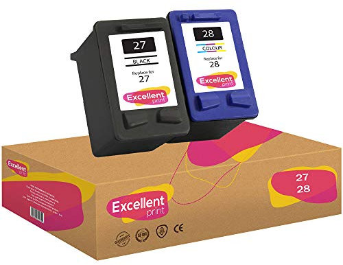Excellent Print 27 28 Kompatibel Tintenpatronen für HP Deskjet 3520 5850 3320 3550