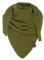 KNIT FACTORY - Coco Dreiecksschal Junior - Mädchen Strickschal mit Wolle - Halstuch Kinder - Grüner Kinderschal - Umschlagtücher aus Hochwertige Qualität - Kinder Schal - 140x60 cm - Moosgrün