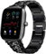 SkyBand Strass Bijoux Metal Acier Mode Bracelet De Remplacement Compatible pour Montres Connectées Amazfit GTS 2 Mini/GTS 2 (Noir)