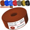 Câble unique flexible H07 V-K de 5 à 100 m - 6 mm² - Noir, marron, bleu foncé, jaune vert, gris, rouge ou bleu clair (marron, 100 m)