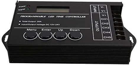 Bopfimer Tc420 Zeit Programmierbare Rgb-Led Controller Dc12V-24V 5 Kanal Led Timing Dimmer