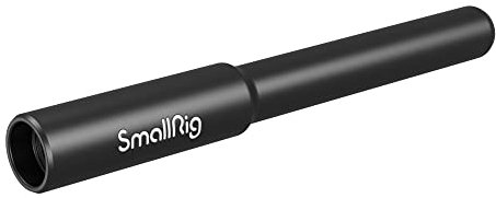 SMALLRIG RS2 RSC2 12-15 mm Rod Adapter Stangenklemmadapter, 12 cm (4,7 Zoll) Stange aus Aluminiumlegierung mit M12 Innengewinde, entwickelt für DJI RS2 RSC2 und Follow Focus – 3681