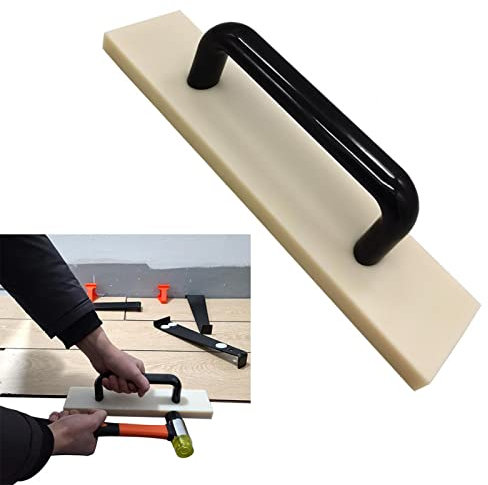 Tapping Block, Flooring Tools - Universal Flooring Tool Knocking for Vinyl Plank Home Flooring Tool Accessories with Handle, Need Use with Hammer(Size:30cm/11.81in)