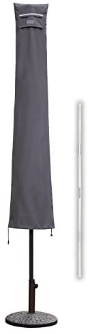 Sekey Ombrellone Copertura per Ø 350 cm Ombrelloni, Gris