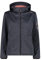 CMP - Damenjacke mit Kapuze und Reißverschluss, Titan Mel-Quarz, XS
