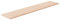 vidaXL Panneau d'étagère 100x20x1,5 cm Bois de chêne Massif Non traité, étagère, étagère d'affichage, étagère supplémentaire, étagère de Rangement