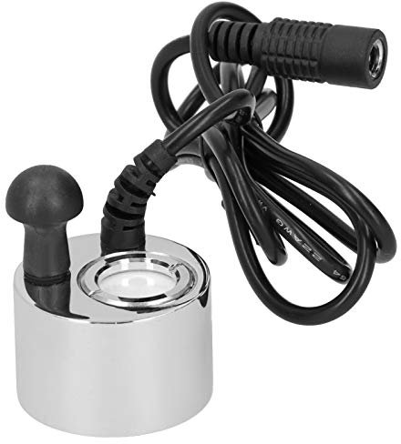 Ultraschall Nebler, Edelstahl Mist Maker Fogger Metallzerstäuber, Nebelmaschine mit Ersatz Zerstäuberscheiben, Kunststoff Ultraschall Vernebler für Teich, Aquarium, Garten, Halloween Pumpkin