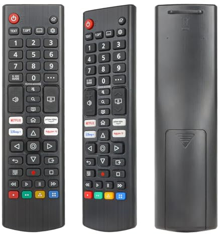 Telecomando Universale per LG TV Telecomando, Compatibile con tutte le LG Smart TV, Ricambio Universale per Telecomando LG Smart TV, Nessuna Impostazione Richiesta, con 4 tasti di scelta rapida