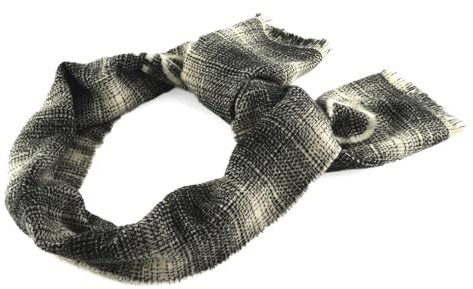 Calvin Klein Check Scarf Black And White Check