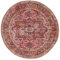 Georgia Oriental - Rot/Rosa Rund Teppich Ø 120 Orientalischer
