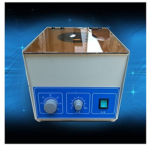 Centrifugeuse de paillasse de laboratoire Centrifuge de bureau centrifugeuse électrique Centrifugeuse à faible vitesse 4000 (R/Min) Centrifugeuse de laboratoire Avec un design ergonomique