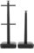 Swan SWKA18522BLKN Stealth Towel Pole & Mug Tree Set, Weighted Base, Scratch Resistant Base, Black