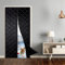 Magnétique Rideau De Porte, 85x215cm Isolant Thermique Isolation Porte Avec Coupe-vent Imperméable Isolation Phonique pour Porte d Entrée Intérieur/Patio/Coulissante(Noir)