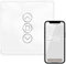 Interruptor de persiana inteligente, interruptor inteligente para persianas y toldos, interruptor de persiana WiFi compatible con Alexa Google Home, control de persiana inteligente para el hogar