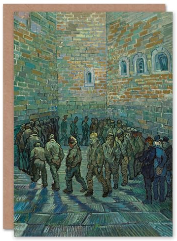 Artery8 Vincent van Gogh Art Card Penitentiary Prisoners Exercising