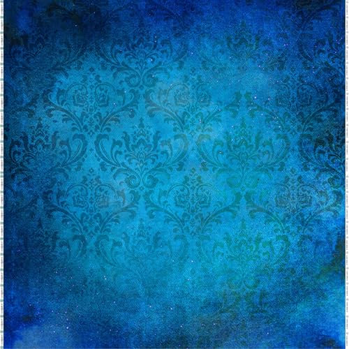 KAIDSO Baumwollstoff Jersey Panel | Baumwoll Stoffe Zum Nähen, Barockem Muster, 150 x 150 cm, 95% Baumwolle, Weicher Stoff für Nähen, DIY & Kleidung | stoff meterware