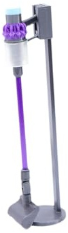 MagiDeal Dollhouse Miniature Vacuum Cleaner,1/12 Dollhouse Decor Sturdy Simulation Ornament Realistic Mini Handheld Vacuum with Stand, Purple