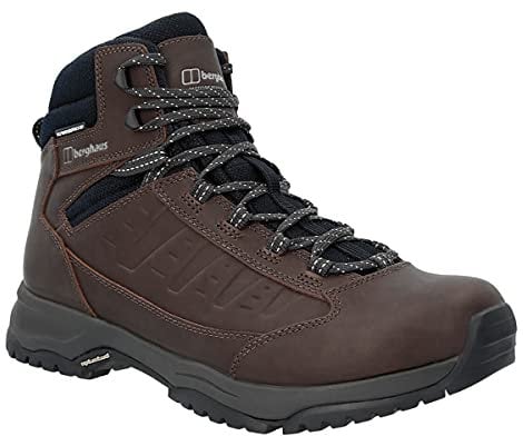 Berghaus Men's Expeditor Ridge 2.0 Waterproof Walking Boots | Breathable | Durable | Extra Cushion, Black/Brown, 9.5
