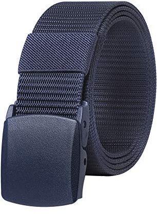 KEYNAT Gürtel Herren Nylon mit Kunststoff Schnalle, Militär Taktische Stoffgürtel Atmungsaktiv 125cm*3.8cm Unisex Canvas Belt for Outdoor Jeans, Sportarten
