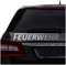 Finest Folia Autoaufkleber Feuerwehr Aufkleber für Auto Motorrad BootBus Kfz Zubehör Sticker Selbstklebend Löschen Bergen FS110 (Silber, 40cm langes F)