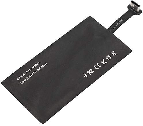 Adattatore Di Ricarica Wireless, Ricevitore Qi Usb C 1000ma Adattatore Per Caricabatterie Wireless Super Veloce Per Huawei Honor Google Nexus Smartphone Xiaomi Meizu Lumia Letv Zte Zuk