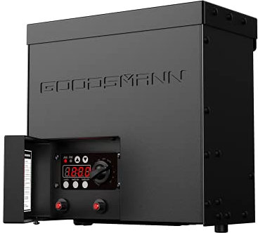 GOODSMANN Niederspannungstransformator, 600 W, mit Fotoaugen-Timer, Außenbeleuchtung, Transformator für Landschaftslichter, 120 V AC auf 12 V AC, 9111-60001-01 A