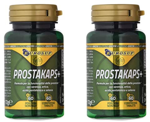 eurosup Prostakaps 60 capsule (2 confezioni) - serenoa repens, selenio, rigenerante prostata uomo