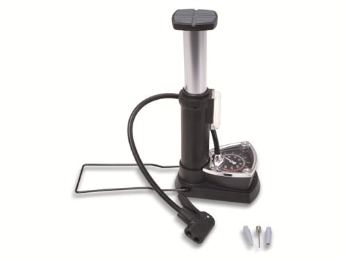 FILMER Fußluftpumpe Premium 49340 mit Manometer, 10 bar
