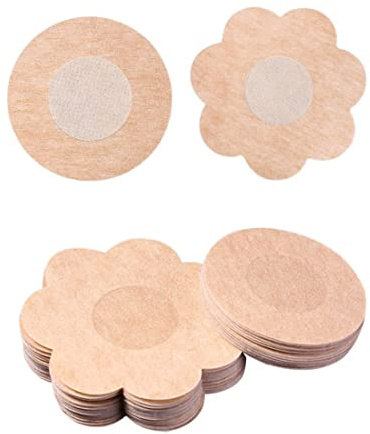 Clyhon 40PCS Nipple Cover Einmaliger Gebrauch Nippel Aufkleber Ultradünne Selbstklebende Aufkleber wasserdichte Unsichtbare Einweg Nipple Abdeckungen Sticker Ultra Dünne Brust Aufkleber Nippelpads