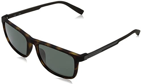 FILA Herren Sfi124 Sonnenbrille, Gummi, Havanna, One Size
