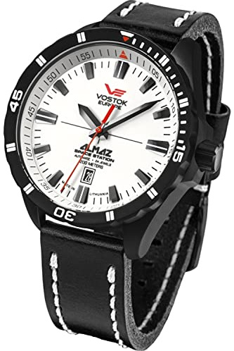 Almaz Herren uhr analog Automatik mit Leder armband NH35A-320C680