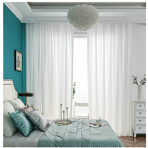 Ayoiow Tenda Oscuranti Esterno, Tende per Salotto Bianche 107X160CM Tende Finestra