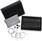 KnitPro Deluxe Geschenkset – Karbonz austauschbare Rundstricknadeln (3,50–8,00 mm) mit Zubehör, Schwarz und Silber