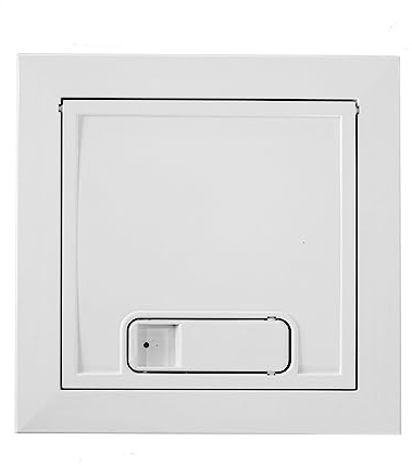 Hg hava Revisionsklappe 20 x 20 cm, Revisionstür mit Verschluss, Klappe für Revisionsschächte, Wartungsklappe aus Kunststoff, Inspektionstür, Revisionsöffnung, Inspektionsklappe