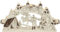 Rudolphs Schatzkiste Teelichthalter DREI Haselnüsse für Aschenbrödel ® 5 Teelichter BxHxT 37x20x6,5cm NEU Lichterbogen Fensterbogen Spitzbogen Erzgebirge Weihnachten Bergbau Bergmann Licht Holz