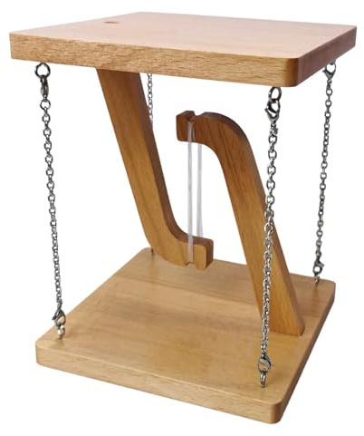 Puzzle Toys Gravity Tensegrity Table für Kinder Erwachsene, schwebendes Tischmodell 3D Holzpuzzle, rustikale Tensegrity Struktur, pädagogisches Spielzeug Modell Dekoration für Zuhause Büro