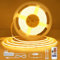 Cob LED Strip Light 10m with Timer, Dimmable Tape Lights with RF Remote 3000K Warm White, 24V Strip Lights Kit CRI90+, Self-Adhesive Rope Light for DIY Home Decoration Kitchen TV Wall Bedroom Cabinet
