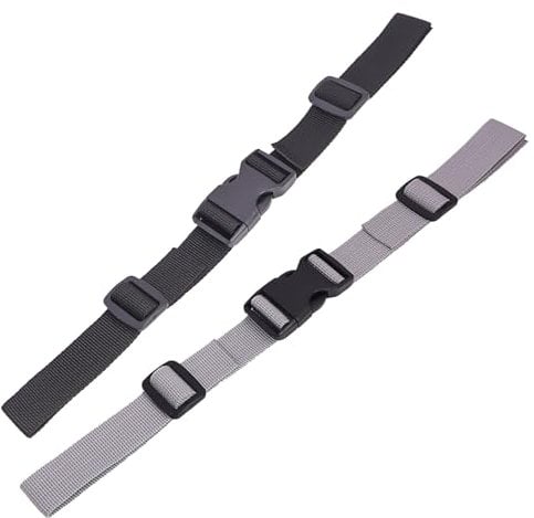 DBOO Adjustable Chest Strap for Backpacks - 2 Pcs 1 Inch Rucksack Chest Strap Belt with Quick Release Buckle - Shift Pressure, Reduce Fatigue