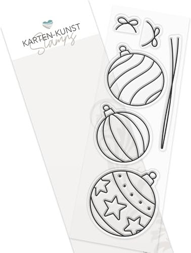 Karten-Kunst Clear Stamps KK-0246 Stempel Scribble Ornaments Silikonstempel