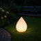 MeLiTec Solarlampe - mehrfarbige Bodenbeleuchtung für Garten, Balkon & Terrasse - Solar-Boden-Leuchte mit Farbwechsel - bis 8h Leuchtdauer - inkl. Akku - aus Kunststoff Form Tropfen
