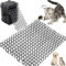 15 x 20 cm Tappetino Repellente per Gatti,12 Pezzi Tappetino Anti Gatto Tappetino Picchi Rete Anti Gatto Plastica Dissuasori per Gatti Anti Gatto Giardino Adatto per Prato Giardino.