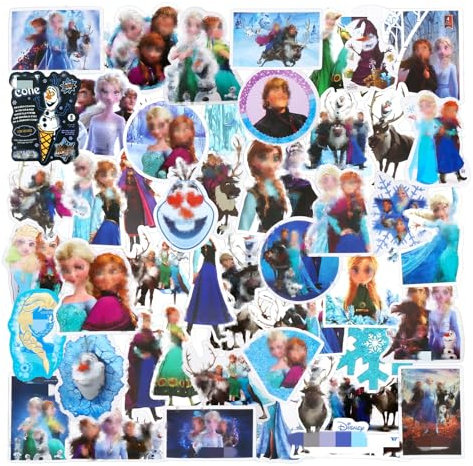 50 PCS Sticker, Kawaii Sticker Cute Cartoon Stickers Vinyl Wasserfest ästhetisch für Skateboard Gitarre Laptops Scrapbook Telefone Fahrrad Koffer für Teenager Jungen Mädchen Erwachsene