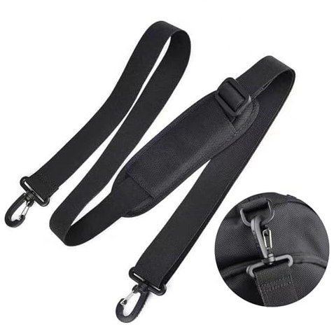 Amusingtao Adjustable Shoulder Strap, Universal Replacement Bag Strap with Comfort Fit Pad, 35-63inch Cross Body Bag Strap, for Laptop Shoulder Bag, Camera, Duffel, Sports, Travel, Messenger Bags